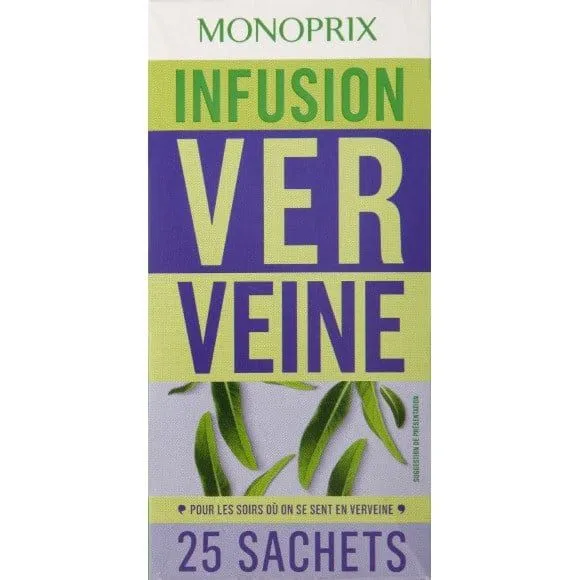 Monoprix Tea Infusion Verveine 32.5G