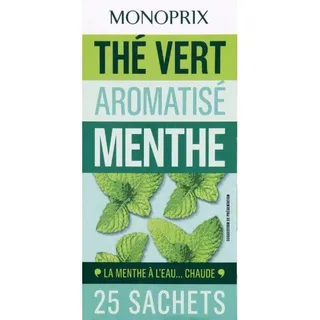 Monoprix Tea Green Mint 40G