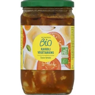 Monoprix Organic Ravioli Vegetarien 650G