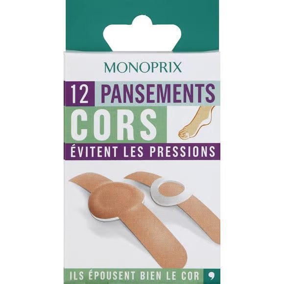 Monoprix Plasters Cors Dressings Avoid Pressure 12S
