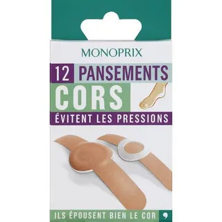 Monoprix Plasters Cors Dressings Avoid Pressure 12S