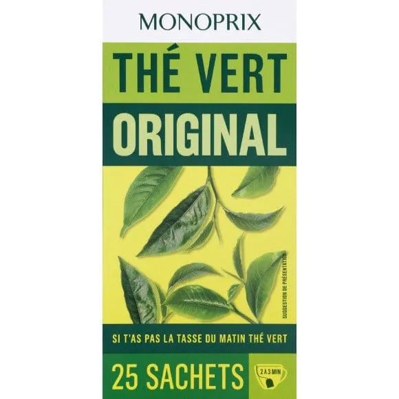 Monoprix Tea Green Original 40 g