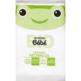 Monoprix Bio Maxi Rectangle Pads 60s
