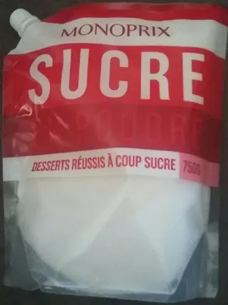 Monoprix White Sugar Pocuh 750 g