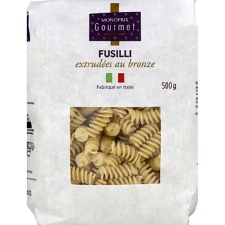 Monoprix Gourmet Fusilli Pasta 500 g