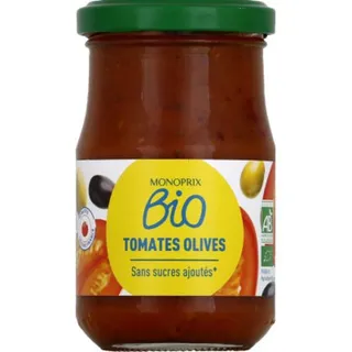 Monoprix Tomato Olive Sauce 200G