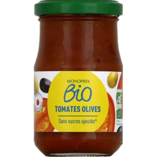 Monoprix Tomato Olive Sauce 200G
