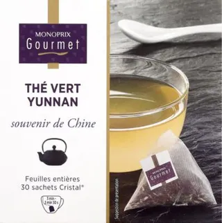 Monoprix Gourmet Green Tea Yunnan 60G 30Sachets