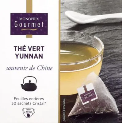 Monoprix Gourmet Green Tea Yunnan 60G 30Sachets