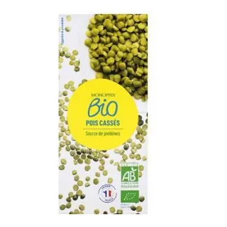 Monoprix Bio Broken Peas 500G