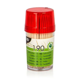 Toothpick Round Dispenser, 190 Pieces