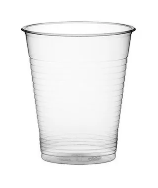Papstar Clear Plastic Cup, 200ml, 10 Pieces