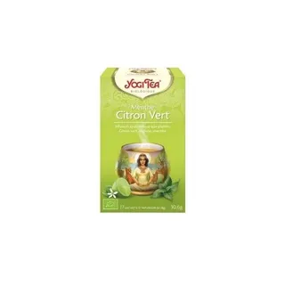 Yogi Organic Tea Lime Mint 17'S Sachets 30.6G