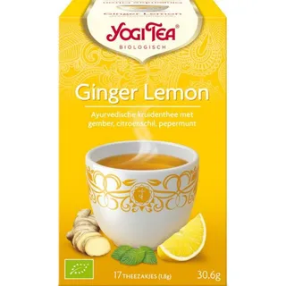 Yogi Tea Organic Ginger Lemon Tea Bio 17 Sachets 34G