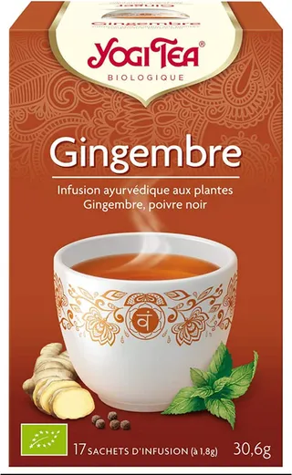 Yogi Organic Tea Ginger Tea 17'S Sachets 30.6G
