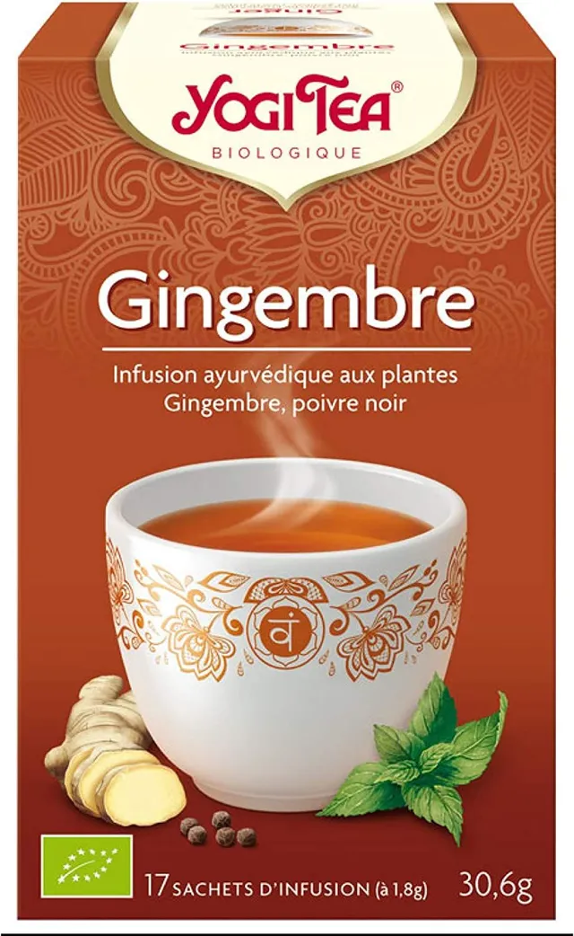 Yogi Organic Tea Ginger Tea 17'S Sachets 30.6G