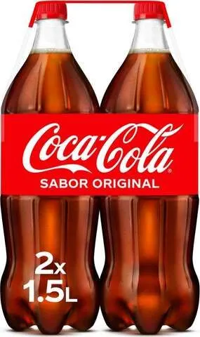 Coca Cola Regular Soft Drink, 2x1.5L