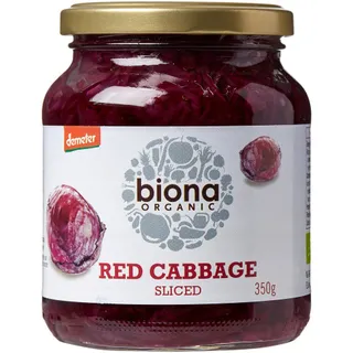 Biona Org Red Cabbage Sliced 350G