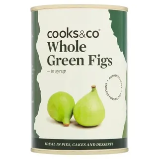 Cooks Co Whole Green Figs In Syrup Tin 400 g