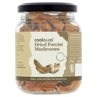 Cooks Co Dried Porcini Mushrooms 40 g