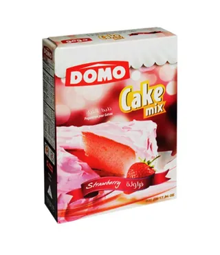 Domo Strawberry Cake Mix, 500g