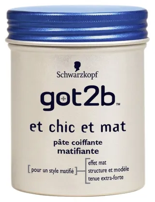 Schwarzkopf Got2Be Mattifying Styling Paste 100Ml