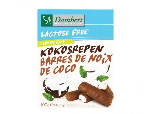 Damhert Coconut Bar Lactose Free 100 g
