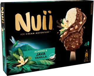 Nuii Ice Cream Almond & Java Vanilla 4X90Ml