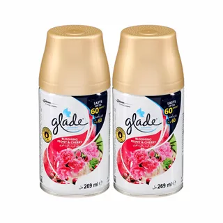 Glade Blooming Peony & Cherry Automatic Spray Refill 2x269ml