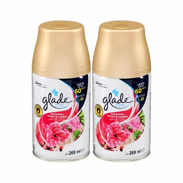 Glade Blooming Peony & Cherry Automatic Spray Refill 2x269ml