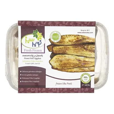 Nobar Sabz Frozen Fried Eggplant, 500G