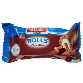 Americana Mini Chocolate Swiss Roll Cake, 25g