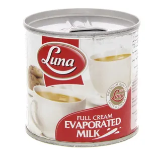 لونا بريميوم حليب مبخر كامل الدسم، 170g