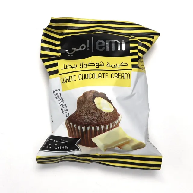 إمي كب كيك شوكولاتة بيضاء فردي 12X40gm