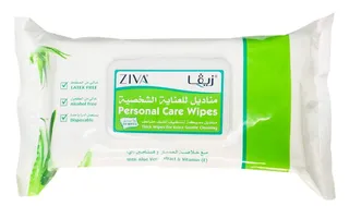 Ziva Personal Care Wipes, 64 Wipes