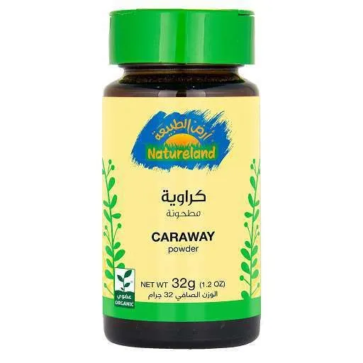 Natureland Organic Ground Caraway, 32g
