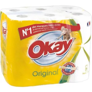Okay Kitchen Towel Roll White 6Rolls