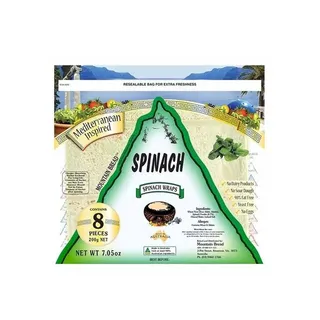 Mountain Bread Spinach Wraps, 200g