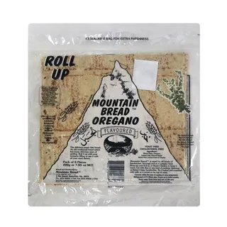 Mountain Bread Oregano Roll up, 200g