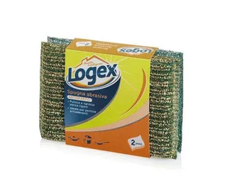 Logex Gold/Silver Foiled Sponge, 2 Pieces