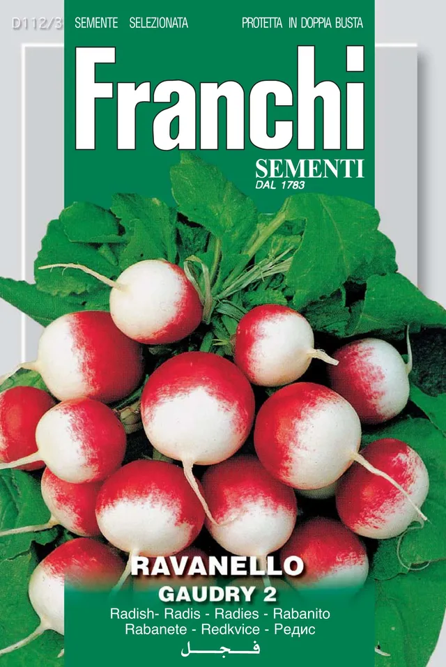 Franchi Vegetable Radish Gaudry, 1 Pack