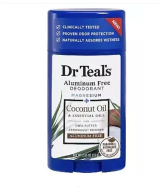 Dr Teal's Aluminum Free Deo Stick Coconut 48H 75G