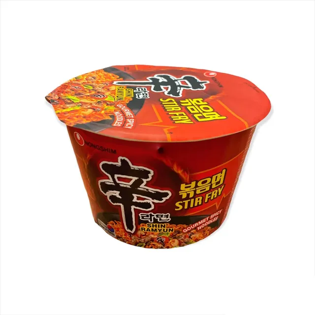 Nongshim Stir Fry Shin Ramen Noodles Big Bowl, 103g