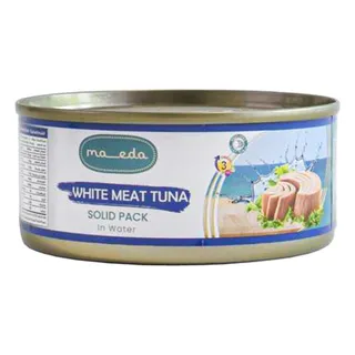 Maeda White Meat Tuna Solid in Brine, 160g