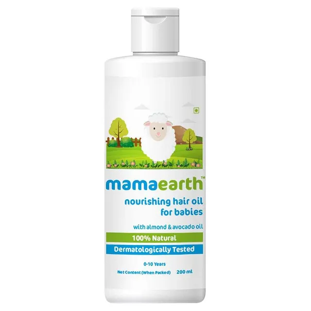ماما ايرث زيت شعر مغذي للأطفال، 200ml
