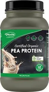 Morlife Organic Pea Protein Powder, 750g