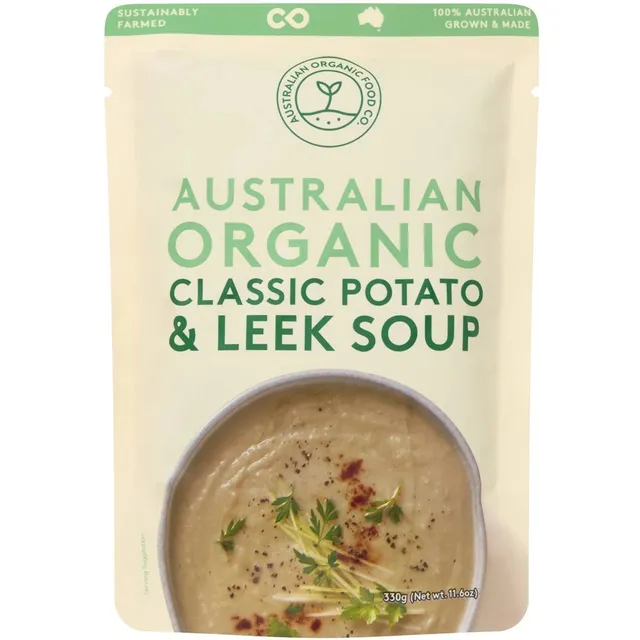 Australian Organic Potato & Leek Soup 330 g