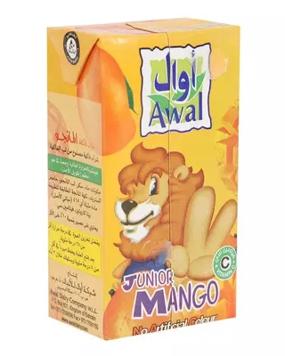 أول جونيور مشروب مانجو 125 مل x 6 قطع