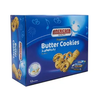 أمريكانا بسكويت زبدة, 12x44g