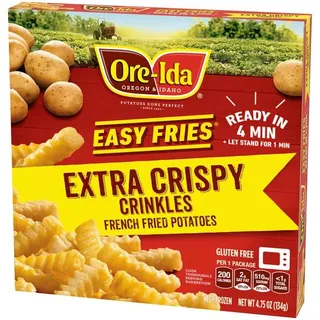 Ore Ida Fries Extra Crispy Easy Fry 134G